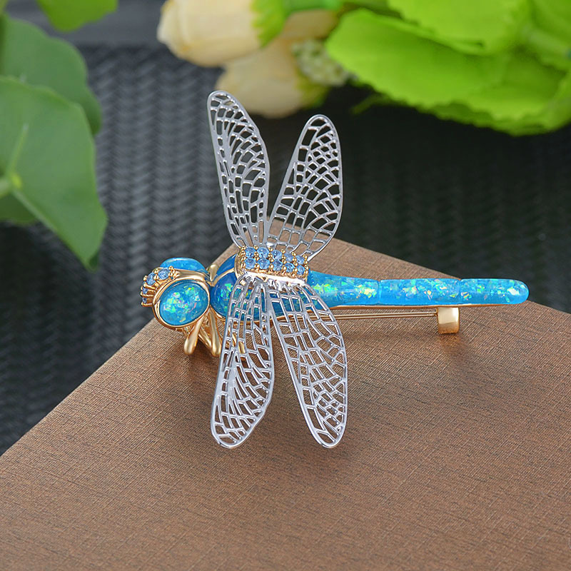 opal dragonfly Brooch Pin Coat Sweater Plate Pendant Buckle Scarf Imitation insect Men and Women Animal Brooches X00253
opal dragonfly Brooch Pin Coat Sweater Plate Pendant Buckle Scarf Imitation insect Men and Women Animal Brooches X00253
