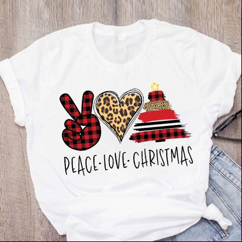 Women Tops Graphic Plaid Tree Leopard Love Girl 90s Clothes Merry Christmas Print Lady Tees Female T Shirt, White
Women Tops Graphic Plaid Tree Leopard Love Girl 90s Clothes Merry Christmas Print Lady Tees Female T Shirt, White