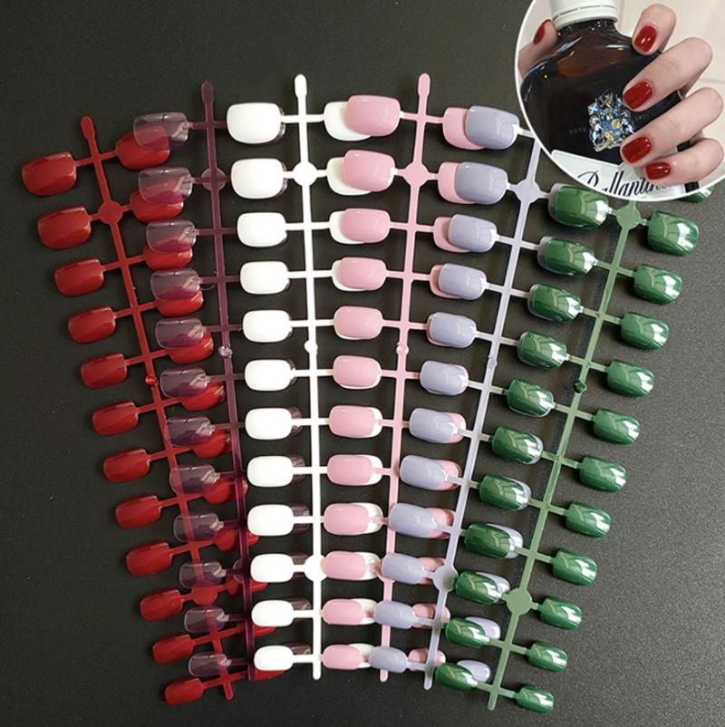 False Nails Short Press On Top Forms For Coffin Nail Tips Fake Manicure Reusable Not With Glue, Red;gold
False Nails Short Press On Top Forms For Coffin Nail Tips Fake Manicure Reusable Not With Glue, Red;gold