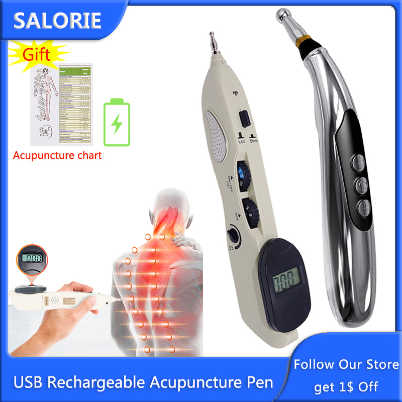 Electronic Acupuncture Pen USB Rechargeable Meridian Massage Pen Therapy Machine Massager for Body Back Arm Pain Relief Tool
Electronic Acupuncture Pen USB Rechargeable Meridian Massage Pen Therapy Machine Massager for Body Back Arm Pain Relief Tool