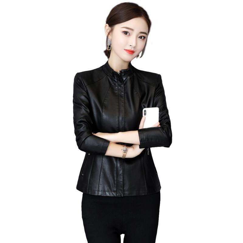 Women's Leather & Faux 2021 Fashion Women Autunm Winter Black Jackets Ladies Bomber Motorcycle Outerwear Coat
Women's Leather & Faux 2021 Fashion Women Autunm Winter Black Jackets Ladies Bomber Motorcycle Outerwear Coat