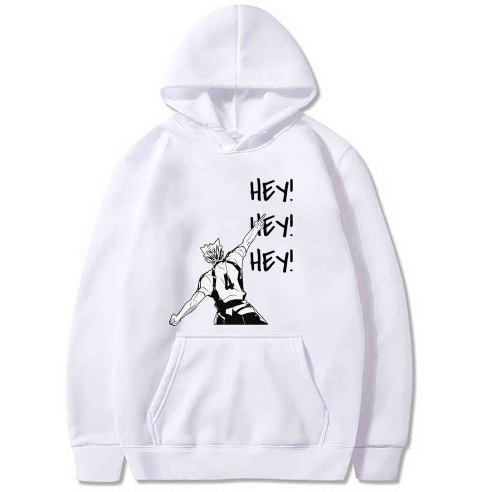 Haikyuu Hey Anime Mens Hoodies Men Women Long Sleeve Sweatshirt Karasuno Fly High Casual Men Clothes Male Y1120