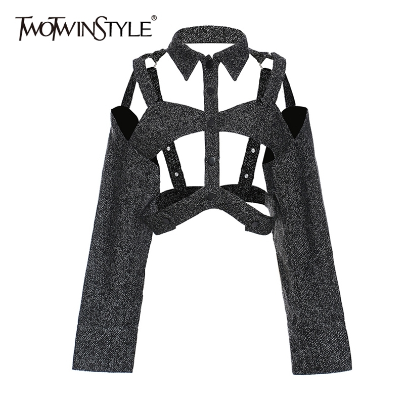 Hollow Out Shirt For Women Lapel Long Sleeve Casual Solid Short Blouse Female Fashion Clothing Spring 210524, Black
Hollow Out Shirt For Women Lapel Long Sleeve Casual Solid Short Blouse Female Fashion Clothing Spring 210524, Black