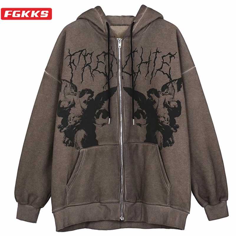 FGKKS Hoodie Angel Fairy Grunge Dark Print Jacket Coat Women hip-hop Streetwear Harajuku Anime Coat Zipper Hoodies Male 211026, Black
FGKKS Hoodie Angel Fairy Grunge Dark Print Jacket Coat Women hip-hop Streetwear Harajuku Anime Coat Zipper Hoodies Male 211026, Black