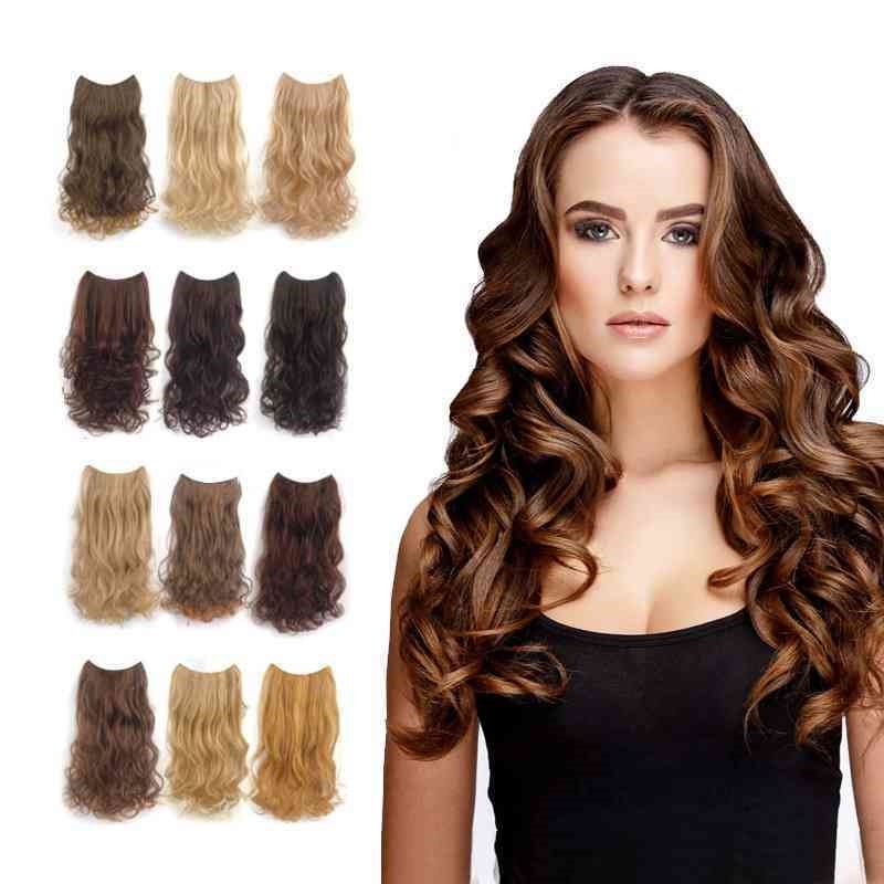 female wig one Wig traceless five clip gradual long curly hair receiving piece, 2t99# deep burgundy
female wig one Wig traceless five clip gradual long curly hair receiving piece, 2t99# deep burgundy