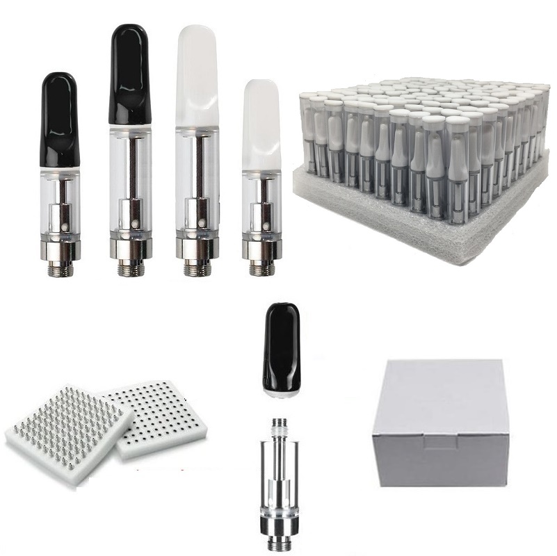 TH205 Ceramic Tips Vape Cartridge packaging Atomizer Ceramics Coil 0.5ml 1ml Empty Glass Tank Cartridges 510 Thread Thick Oil Dab Pen Wax Vaporizer
TH205 Ceramic Tips Vape Cartridge packaging Atomizer Ceramics Coil 0.5ml 1ml Empty Glass Tank Cartridges 510 Thread Thick Oil Dab Pen Wax Vaporizer