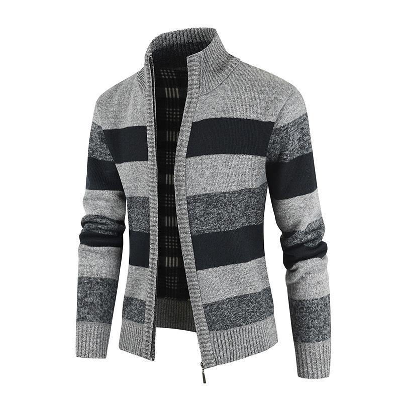 Men's Sweaters 2021 Stand Collar Mens Cardigan Casual Color Matching Zipper Warm Thick Sweater Men Winter Fashion Loose, White;black
Men's Sweaters 2021 Stand Collar Mens Cardigan Casual Color Matching Zipper Warm Thick Sweater Men Winter Fashion Loose, White;black