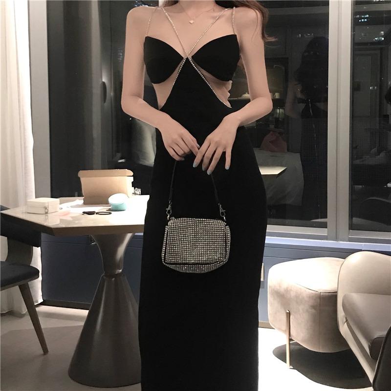 Casual Dresses Elegant Korean Style Lady Sexy Evening Dress Retro Bodycon Vintage Vestidos High Waist Slim Sleeveless Strapless Black
Casual Dresses Elegant Korean Style Lady Sexy Evening Dress Retro Bodycon Vintage Vestidos High Waist Slim Sleeveless Strapless Black