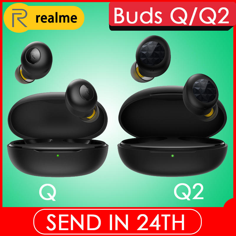 New Realme Buds Q Q2 Wireless Earphones Bluetooth TWS 400mA Battery Charger Box Bluetooth 5.0 For Realme X2 Pro X50 Pro 6 6i
New Realme Buds Q Q2 Wireless Earphones Bluetooth TWS 400mA Battery Charger Box Bluetooth 5.0 For Realme X2 Pro X50 Pro 6 6i