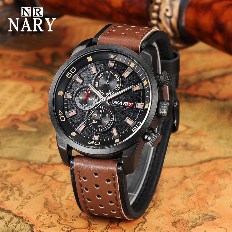Casual Cool Big Dial Men's Three-eye Quartz Pin Buckle Round Stainless Steel Tricolor Pointer Belt Watch Wristwatches, Slivery;brown
Casual Cool Big Dial Men's Three-eye Quartz Pin Buckle Round Stainless Steel Tricolor Pointer Belt Watch Wristwatches, Slivery;brown