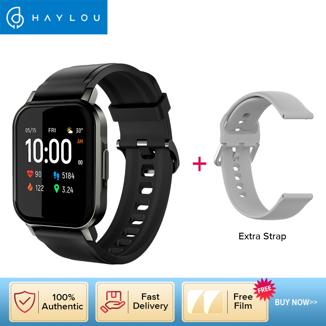 Haylou LS02English Version Smart WatchIP68 Waterproof 12 Sport ModelsBluetooth 5.0 Sport Heart Rate Monitog, Ls02blackstrap
Haylou LS02English Version Smart WatchIP68 Waterproof 12 Sport ModelsBluetooth 5.0 Sport Heart Rate Monitog, Ls02blackstrap