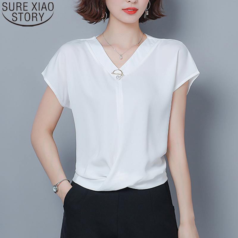 Women's Blouses & Shirts Summer Loose Bat Short Sleeve Irregular Chiffon Women 2022 V-neck Plus Size 3XL Office Lady Solid Elegant Blusas 90, White
Women's Blouses & Shirts Summer Loose Bat Short Sleeve Irregular Chiffon Women 2022 V-neck Plus Size 3XL Office Lady Solid Elegant Blusas 90, White