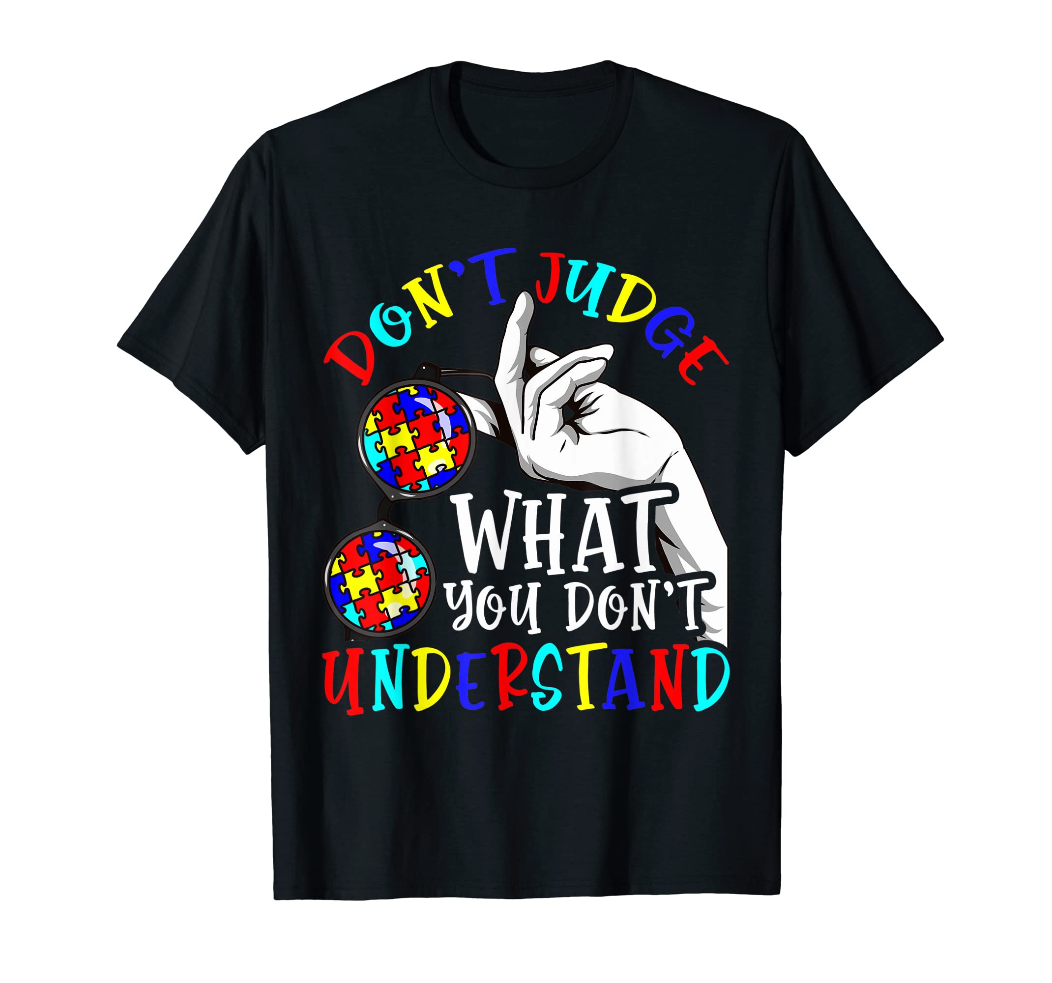Autism Awareness For Autism Mom Or Dad Unisex T Shirt, White;black