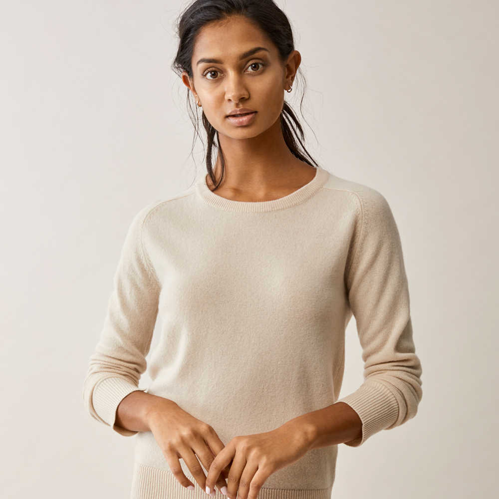adishree woman winter 100% Cashmere sweaters and auntmun knitted Pullovers High Quality Warm Female O-neck Black top 210907