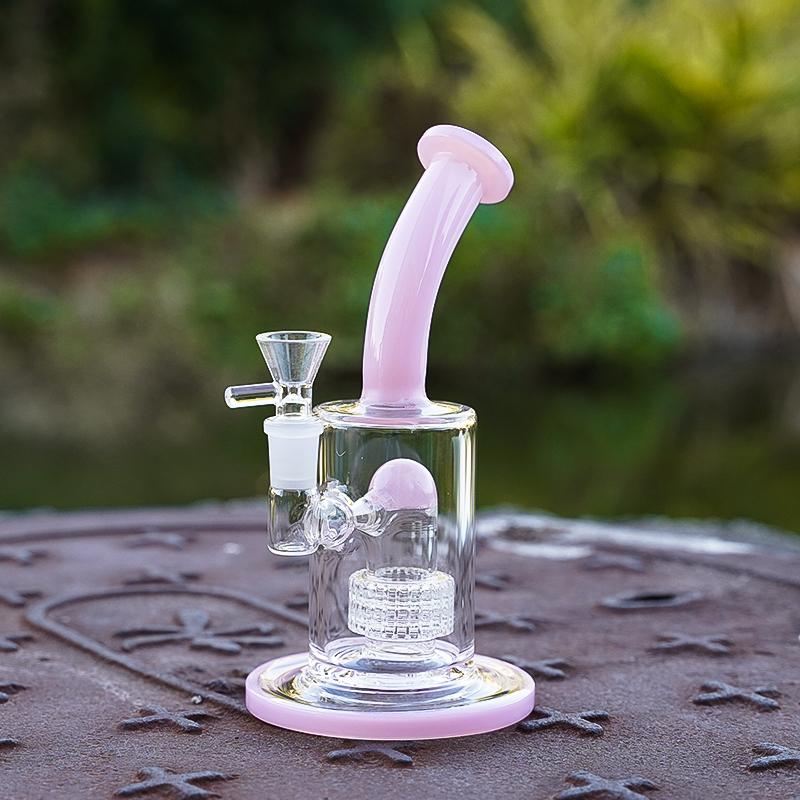 8.3inchs Arm Tree Perc pink Glass Bong Hookahs Recycler Dab Rigs Smoke Pipe Dab Accessory With 14mm Glass Bowl
8.3inchs Arm Tree Perc pink Glass Bong Hookahs Recycler Dab Rigs Smoke Pipe Dab Accessory With 14mm Glass Bowl