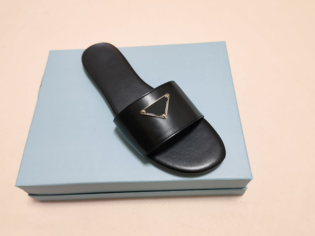 2021 Top Quality luxuries designer Men's Women's Slippers Sandals Shoes Slide Summer Fashion Wide Flat Flip Flops With Box Size 35-40