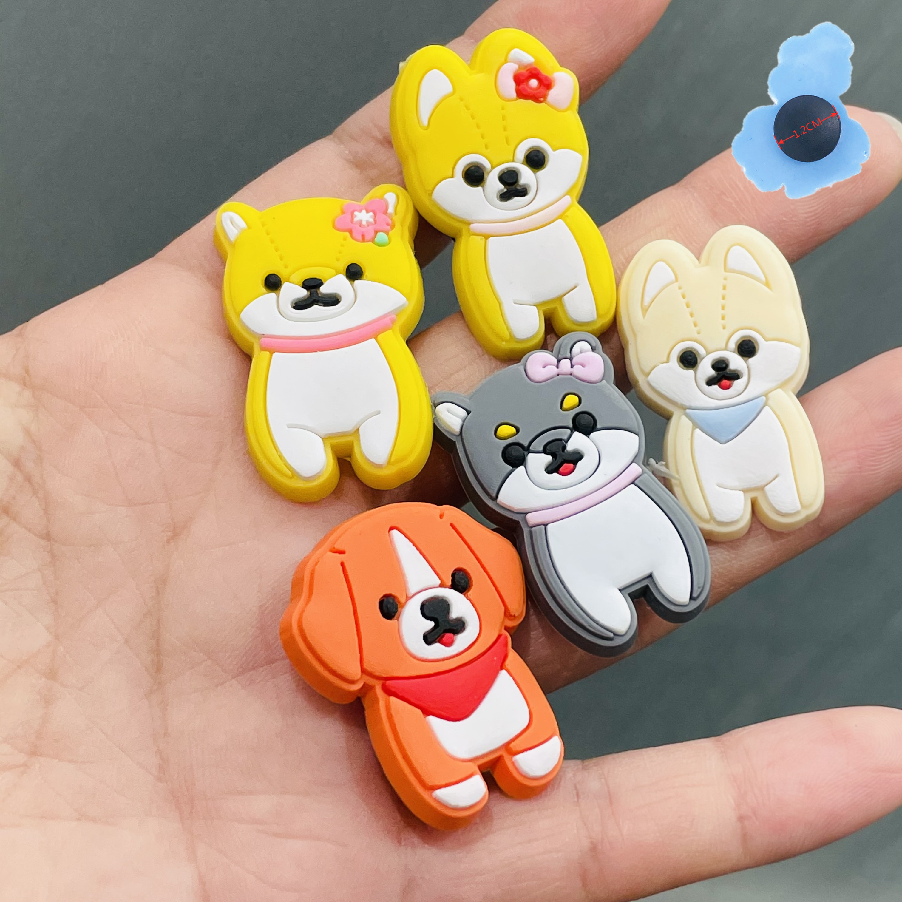 Wholesale 100Pcs+ Lovely Dog Animals Cartoon PVC Shoe Charms Buckles Decoration Accessories Plastic ornaments Jibbitz for Croc shoes Fit Bra, White;pink
Wholesale 100Pcs+ Lovely Dog Animals Cartoon PVC Shoe Charms Buckles Decoration Accessories Plastic ornaments Jibbitz for Croc shoes Fit Bra, White;pink