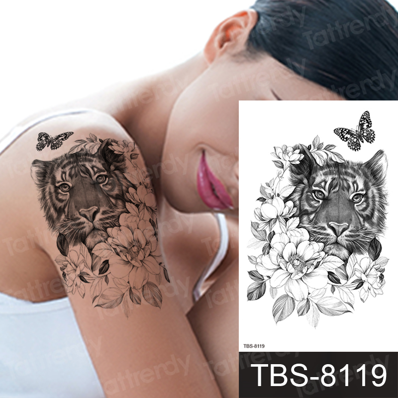 Waterproof temporary tattoos sticker tattoo stickers rose flower unique butterfly wolf tiger henna lace tatoos for women arm fake sleeve tatoo breast body art
Waterproof temporary tattoos sticker tattoo stickers rose flower unique butterfly wolf tiger henna lace tatoos for women arm fake sleeve tatoo breast body art