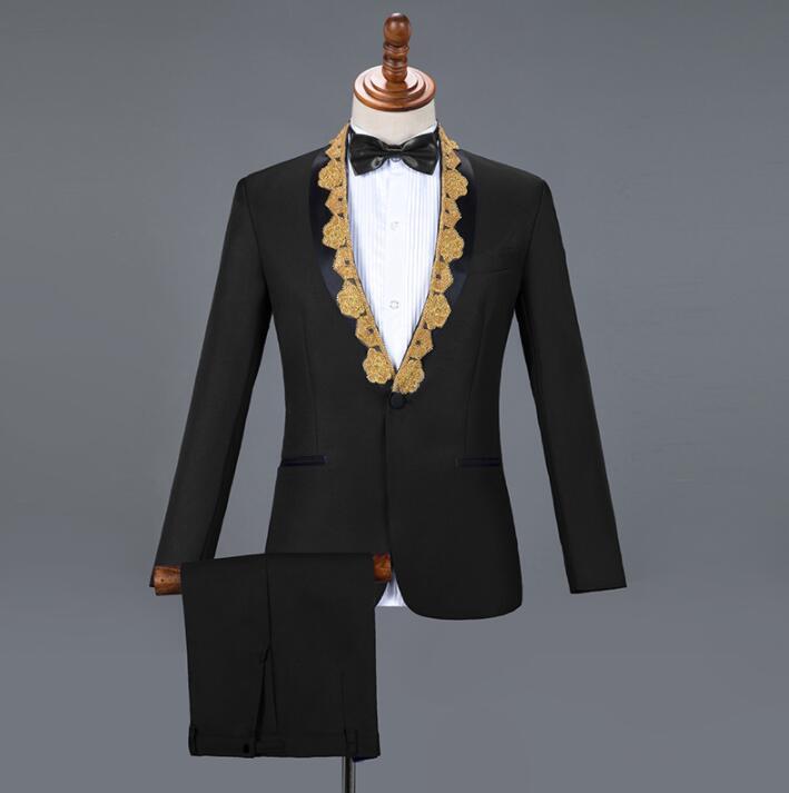 Men' Suits & Blazers Flange Clothes Men Designs Masculino Homme Terno Stage Costumes Singers Jacket Blazer Dance Star Style Dress, Black
Men' Suits & Blazers Flange Clothes Men Designs Masculino Homme Terno Stage Costumes Singers Jacket Blazer Dance Star Style Dress, Black