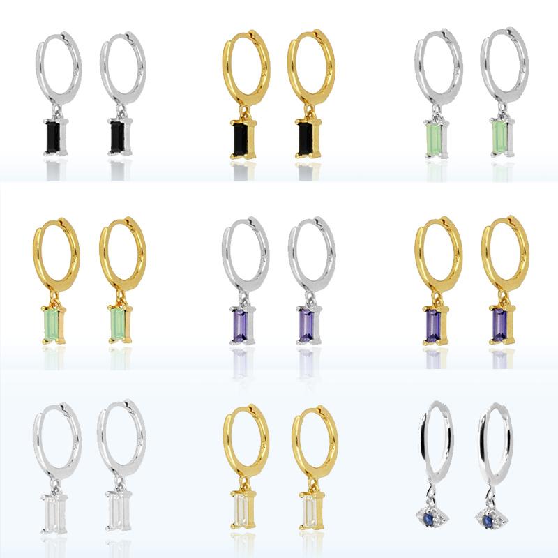 Dangle & Chandelier Korean Fashion Women Earrings Rectangle Zircon Drop Earring Fine Female Round Hang Earing Girl Ear Stud Jewelry Accessor, Silver
Dangle & Chandelier Korean Fashion Women Earrings Rectangle Zircon Drop Earring Fine Female Round Hang Earing Girl Ear Stud Jewelry Accessor, Silver
