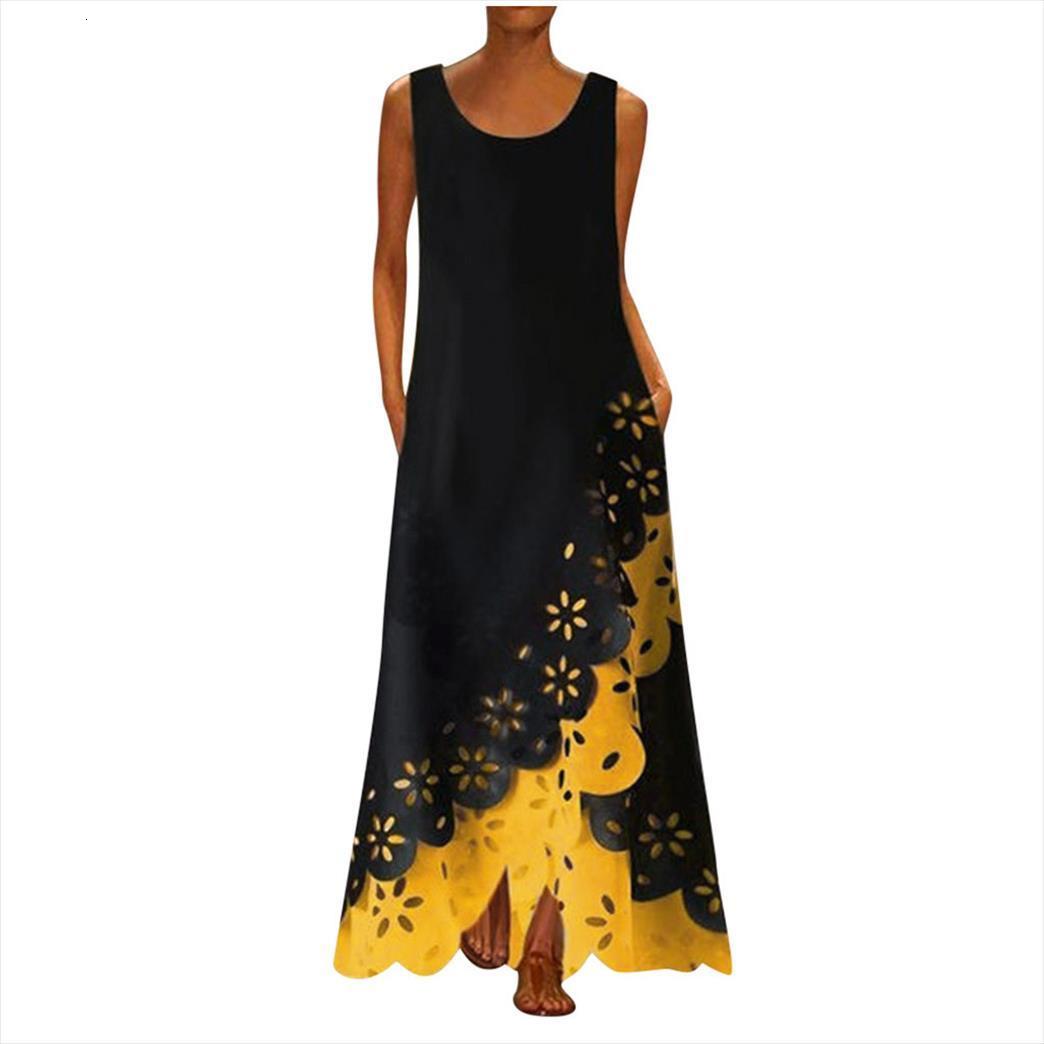 summer bohemian maxi s women dress 5xl sleeveless hollow out round neck beach loose, Black;gray
summer bohemian maxi s women dress 5xl sleeveless hollow out round neck beach loose, Black;gray