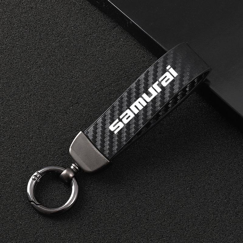 Keychains Fashion Car Carbon Fiber Leather Rope Keychain Key Ring For Suzuki Samurai, Silver
Keychains Fashion Car Carbon Fiber Leather Rope Keychain Key Ring For Suzuki Samurai, Silver