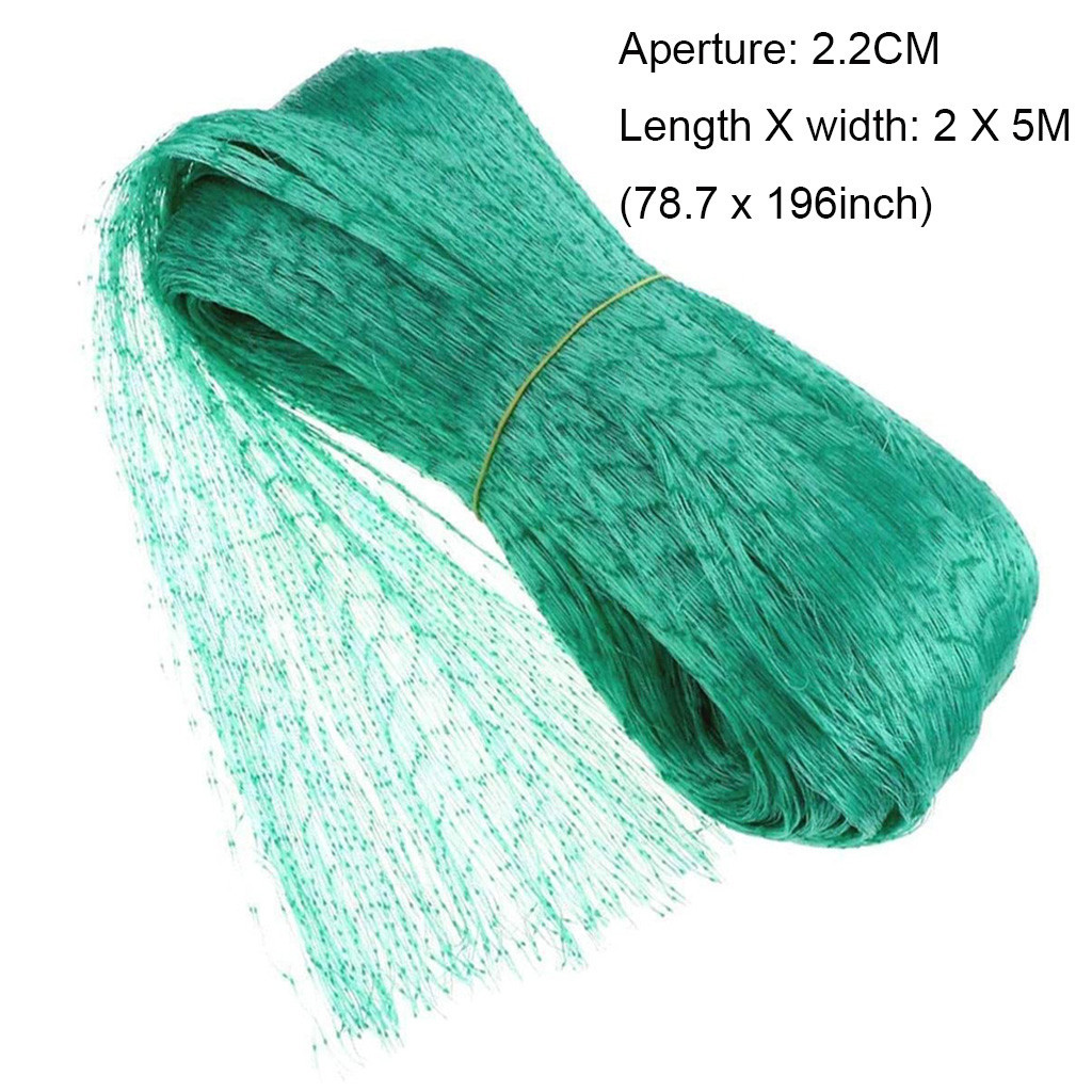 2x5/10m antibird plant network to cover fruit and vegetables mesh protection against hail mesh size 2.2cm