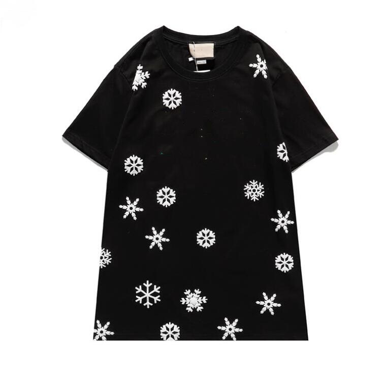 High quality wholesale tshirt new 2021 letter snowflake embroidery men and women fashion short sleeve T-shirt 100% cotton high quality shirt, White;black
High quality wholesale tshirt new 2021 letter snowflake embroidery men and women fashion short sleeve T-shirt 100% cotton high quality shirt, White;black