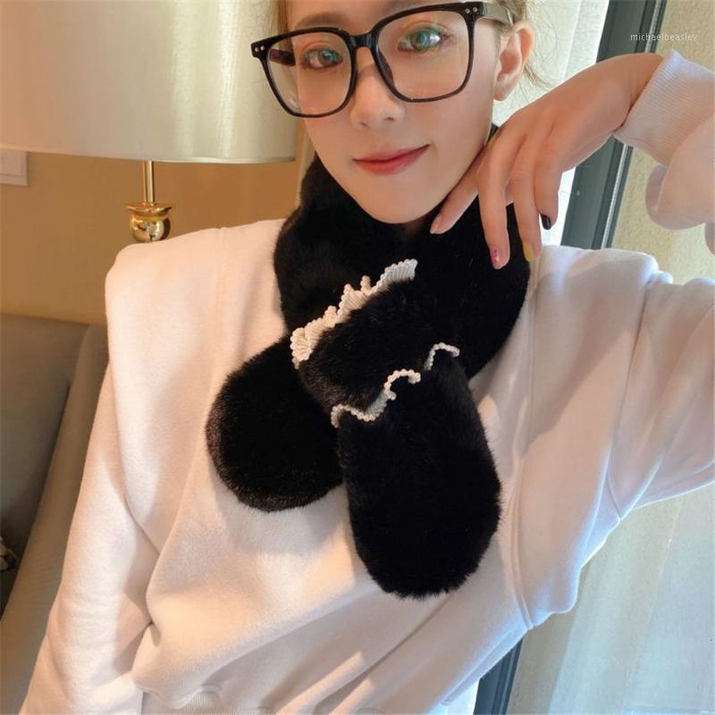 Scarves Fashion Fur Scarf Women Winter Lace Flower Thicken Warm Bib Fake Collar Shawl Wrap Plush Neck Warmer Neckerchief
Scarves Fashion Fur Scarf Women Winter Lace Flower Thicken Warm Bib Fake Collar Shawl Wrap Plush Neck Warmer Neckerchief