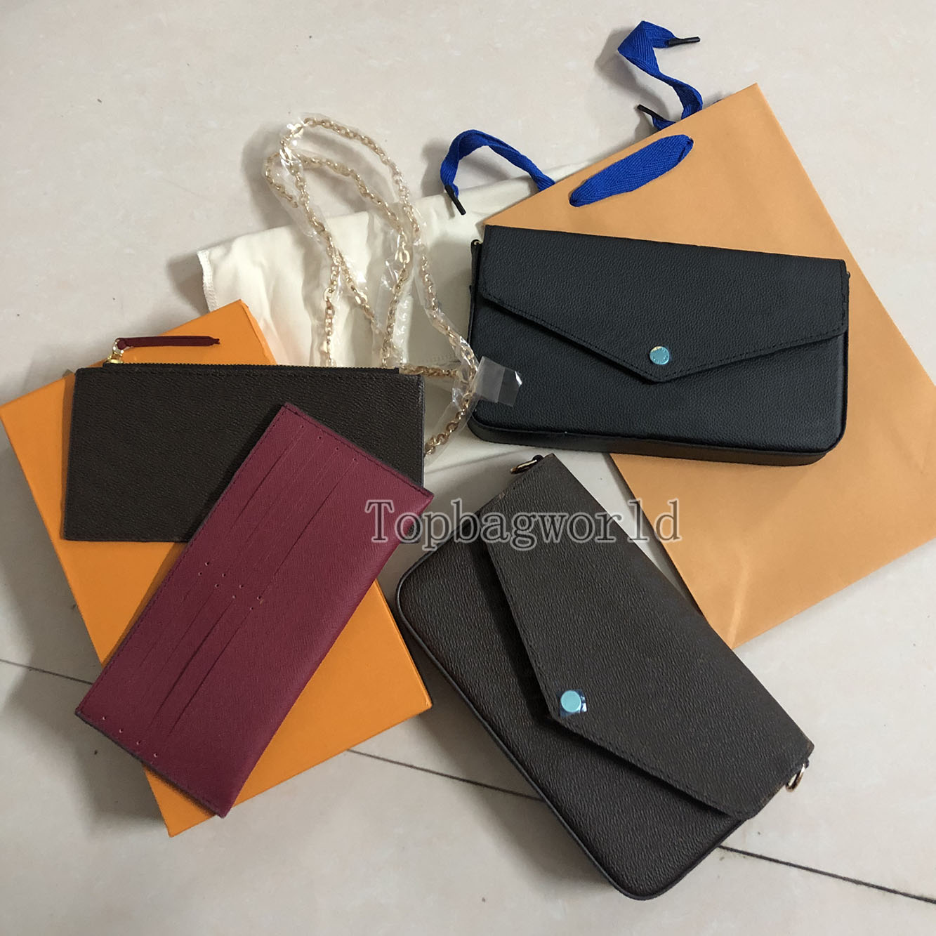 2021 handbag sale leather messenger bag 3 piece set wallet presbyopia designer shoulder bag lady belt Pochette ladies patent size:21x11x2cm, Black embossing
2021 handbag sale leather messenger bag 3 piece set wallet presbyopia designer shoulder bag lady belt Pochette ladies patent size:21x11x2cm, Black embossing