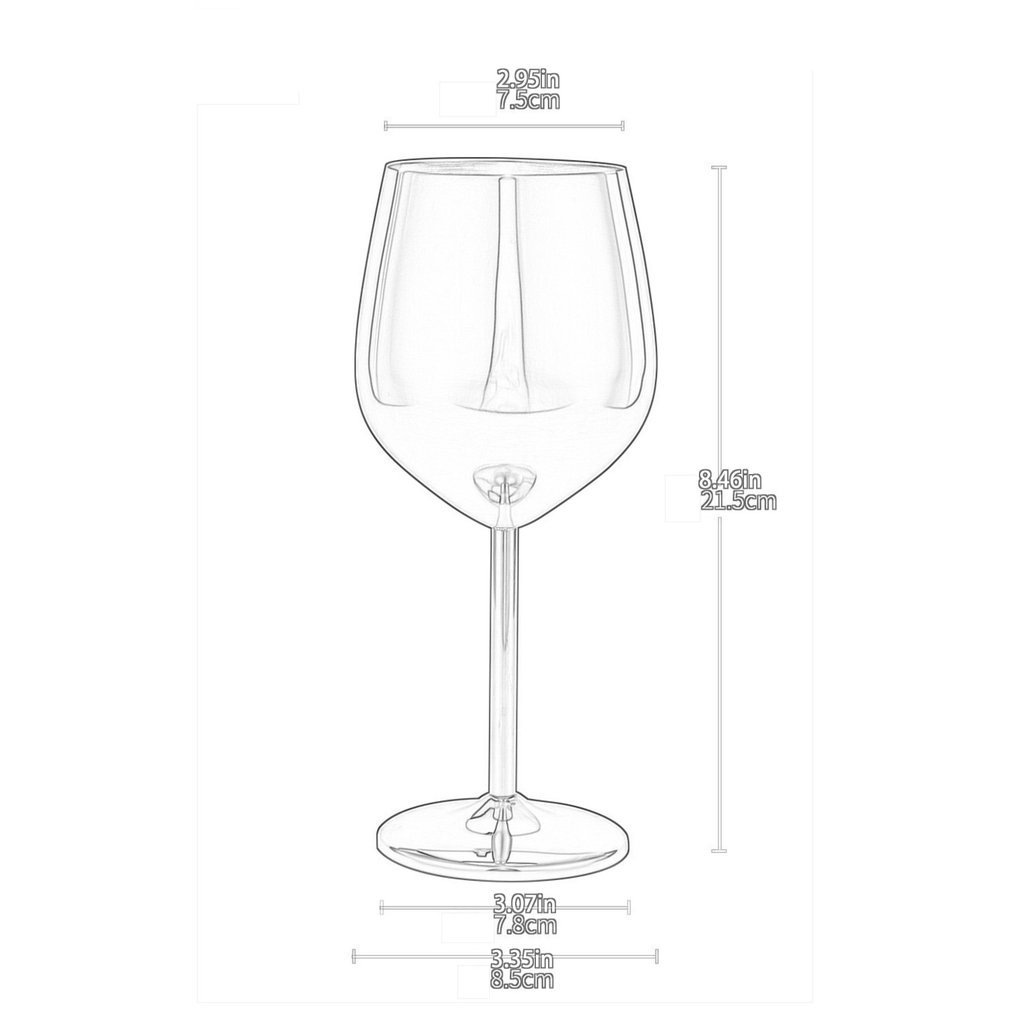 500Ml Rvs Red Wine Cups Silver Rose Gold Red Wine Glass Sap Drink Champagne Goblet Party Bar Kitchen Tools