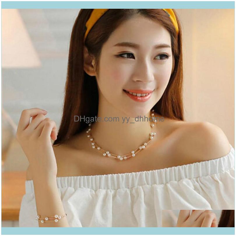 & Sets Jewelryfashion European And American Jewelry Pearl Necklace Earring Bracelet Female Three-Piece Set Earrings Drop Delivery 2021 Vlmkf, As pic
& Sets Jewelryfashion European And American Jewelry Pearl Necklace Earring Bracelet Female Three-Piece Set Earrings Drop Delivery 2021 Vlmkf, As pic