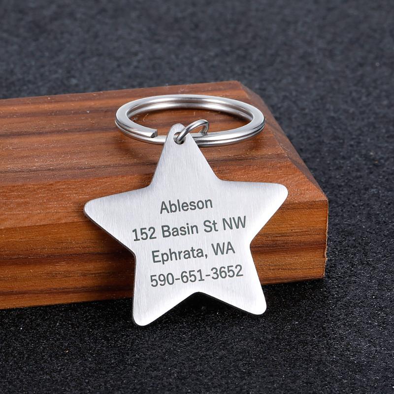 Dog Tag,ID Card Cat Pet ID Tag Anti-lost Collar Charm Name Pendant Pentagram Necklace Puppy Accessory
Dog Tag,ID Card Cat Pet ID Tag Anti-lost Collar Charm Name Pendant Pentagram Necklace Puppy Accessory