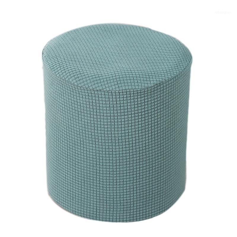 Chair Covers E8BD Modern Round Ottoman Slipcover Waffle Textured Jacquard Solid Velvet Footstool Footrest Protector Elastic Bottom
Chair Covers E8BD Modern Round Ottoman Slipcover Waffle Textured Jacquard Solid Velvet Footstool Footrest Protector Elastic Bottom