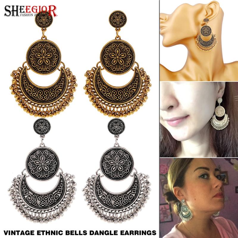 Dangle & Chandelier Bohemian Vintage Earrings For Women Accessories Boho Alloy Carved Coin Small Bells Drop Earring Jewelry Fashion Girl Gif
Dangle & Chandelier Bohemian Vintage Earrings For Women Accessories Boho Alloy Carved Coin Small Bells Drop Earring Jewelry Fashion Girl Gif