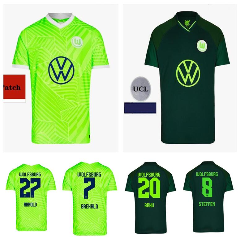 21 22 VfL Wolfsburg soccer jersey WEGHORST ARNOLD MBABU STEFFEN 2021 2022 BREKALO Football Shirt MEHMEDI GUILAVOGUI XAVER Maillot de foot, Black;yellow
21 22 VfL Wolfsburg soccer jersey WEGHORST ARNOLD MBABU STEFFEN 2021 2022 BREKALO Football Shirt MEHMEDI GUILAVOGUI XAVER Maillot de foot, Black;yellow