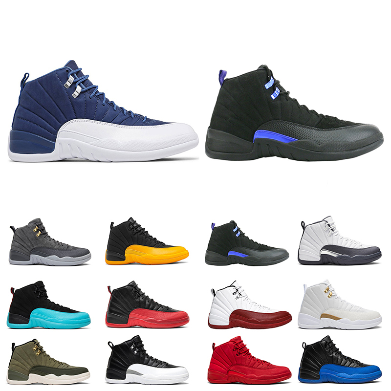 Men Basketball shoes 12s 12 Gamma Blue Gym Red Grey Flu game Taxi jumpman White sneakers International Flight Sport trainer, # 01
Men Basketball shoes 12s 12 Gamma Blue Gym Red Grey Flu game Taxi jumpman White sneakers International Flight Sport trainer, # 01