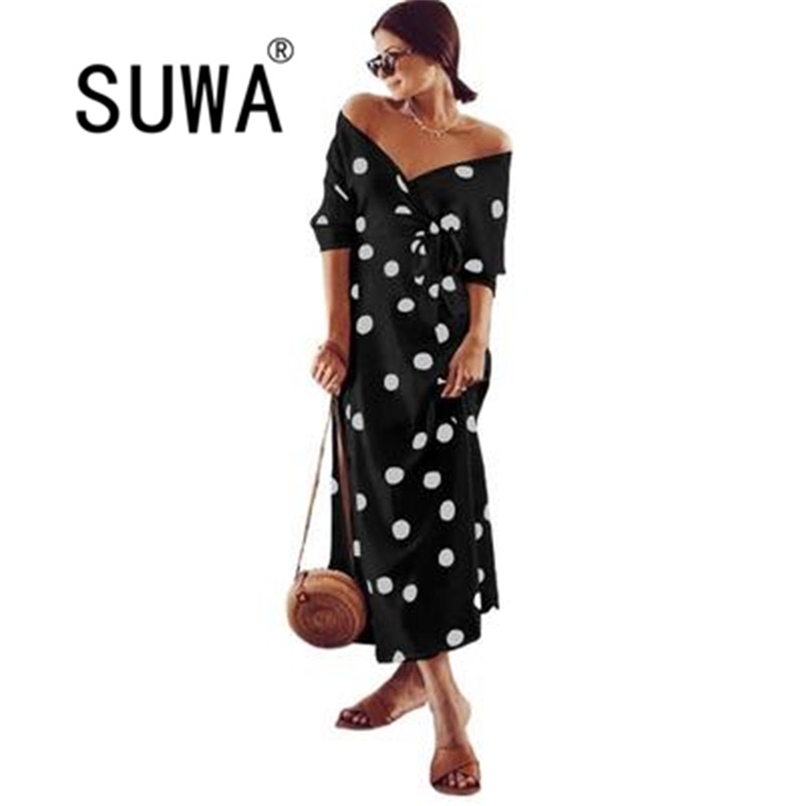Women Dresses Summer Recommend Style Classic Dot Print Long Sleeve Midi Elegant Boho French Vintage Casual Dress 210525, Khaki
Women Dresses Summer Recommend Style Classic Dot Print Long Sleeve Midi Elegant Boho French Vintage Casual Dress 210525, Khaki