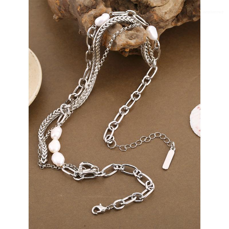 Chains 2021 Design Natural Freshwater Pearl Multilayer Necklace Chocker Jewelry For Women Gifts
Chains 2021 Design Natural Freshwater Pearl Multilayer Necklace Chocker Jewelry For Women Gifts