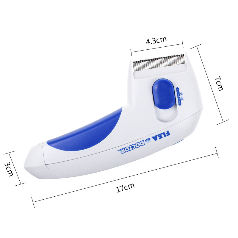Pet Electric Flea Comb Cat Dog Comb Fleas Tick Grooming Removal Tools Cats Automatic Kill Lice Electric Head Brush Pets Products275747453