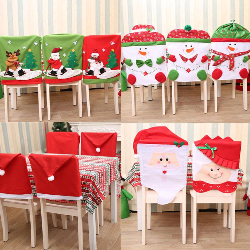 Christmas Decorations 1PC Santa Claus Cotton Chair Cover Non-woven Table Red Hat Back Xman Home
Christmas Decorations 1PC Santa Claus Cotton Chair Cover Non-woven Table Red Hat Back Xman Home