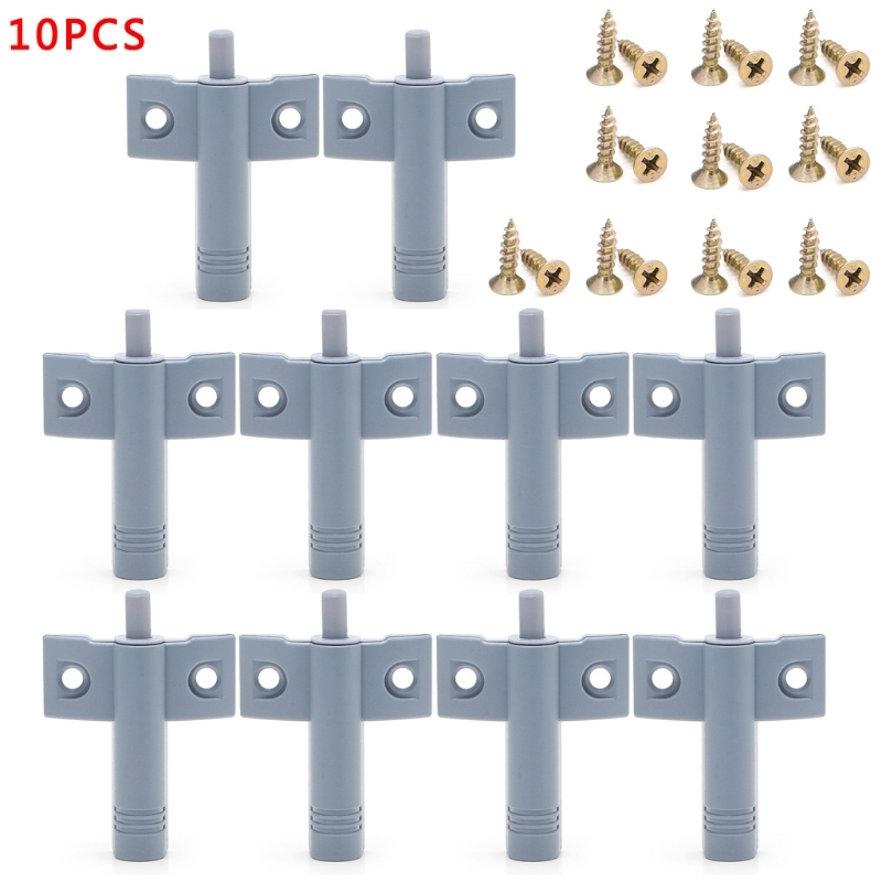 10 X Kitchen Casting Door Drawer Soft Quiet Close Closer Damper Buffers + Screws