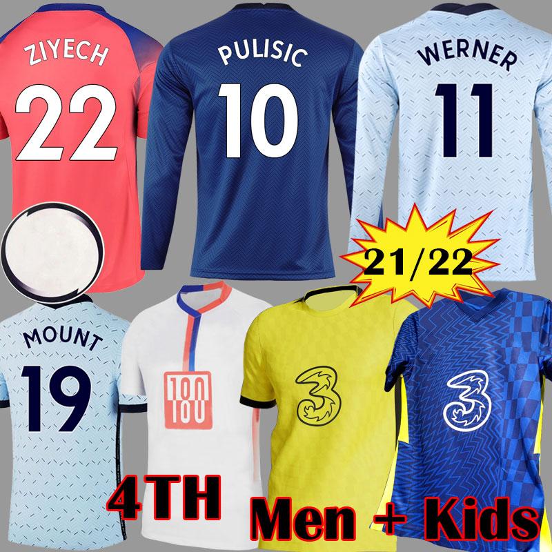 21 22 CFC Soccer Jersey Long SLeeve ABRAHAM MOUNT 2021 fourth HAVERTZ ZIYECH yellow away football shirt WERNER kits HUDSON ODOI KANTE maillo, Black;yellow
21 22 CFC Soccer Jersey Long SLeeve ABRAHAM MOUNT 2021 fourth HAVERTZ ZIYECH yellow away football shirt WERNER kits HUDSON ODOI KANTE maillo, Black;yellow