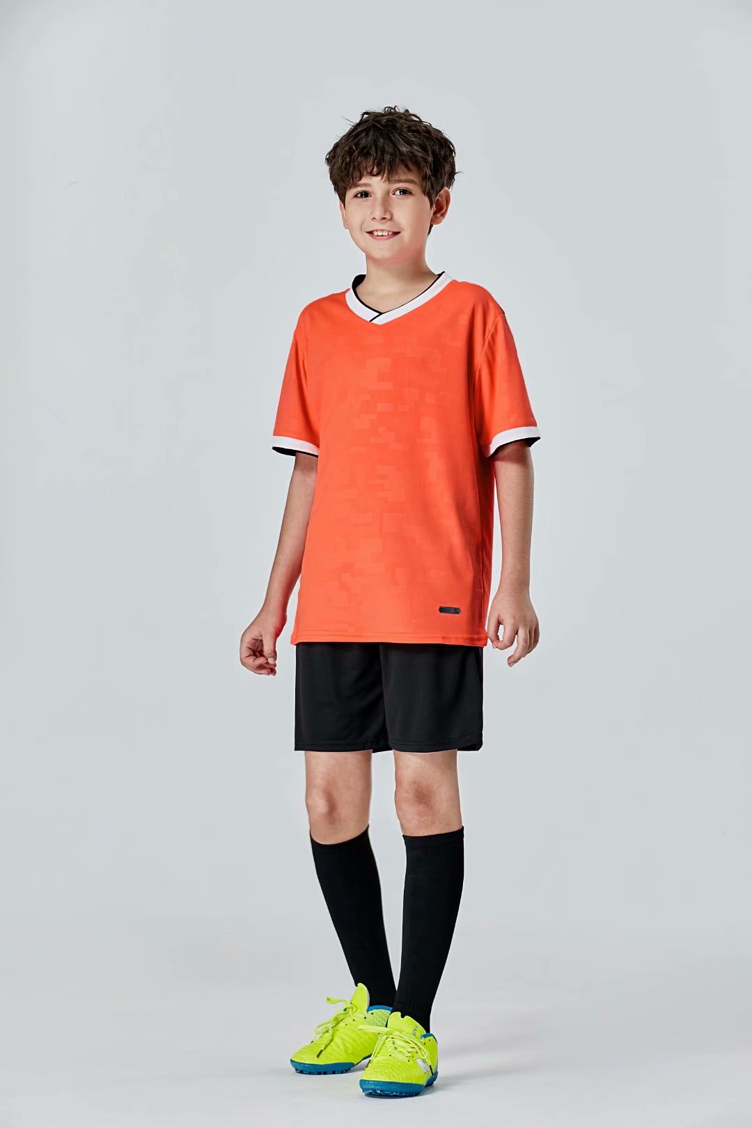 #031 Football uniform men+kids soccer Jersey printing team custom track and field sports short-sleeved shirt, Black;yellow
#031 Football uniform men+kids soccer Jersey printing team custom track and field sports short-sleeved shirt, Black;yellow