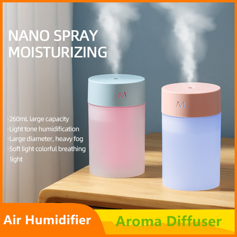 EZSOZO humidifier 260ML LED Lamp for Home CarAir Humidifier Ultrasonic Mini Aromatherapy Diffuser Portable Sprayer USB Essential Oil Atomizer
EZSOZO humidifier 260ML LED Lamp for Home CarAir Humidifier Ultrasonic Mini Aromatherapy Diffuser Portable Sprayer USB Essential Oil Atomizer