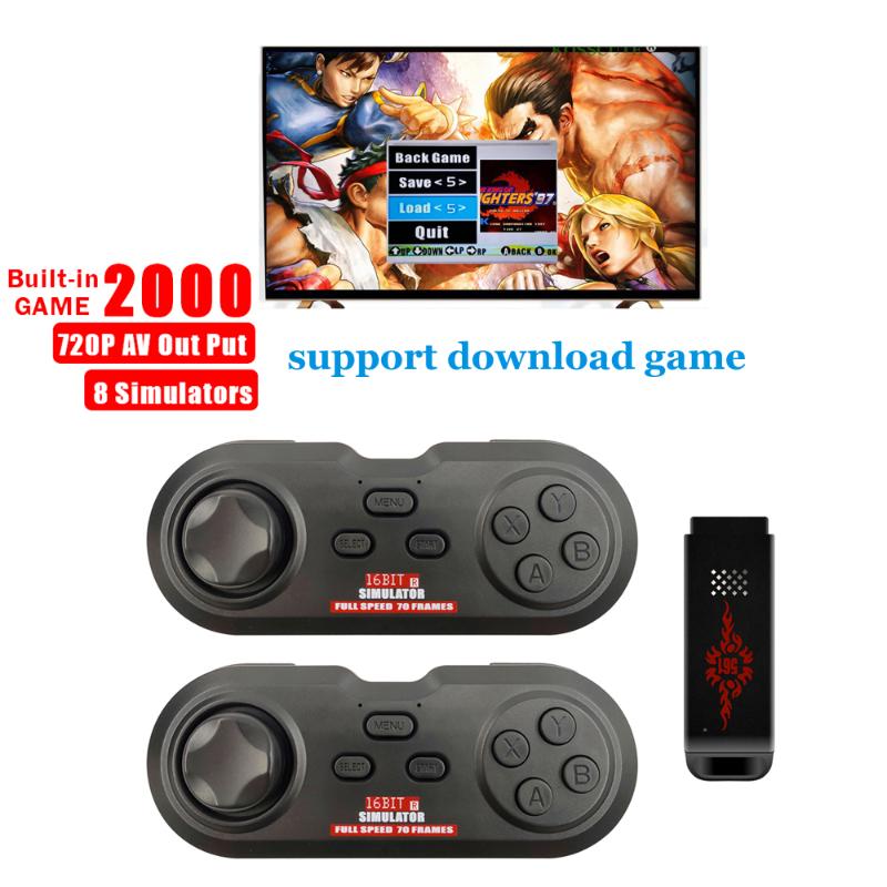 USB Wireless Handheld TV Stick Build In 2000 Classic Game Mini Retro Controller AV Output Dual Player Portable Players
USB Wireless Handheld TV Stick Build In 2000 Classic Game Mini Retro Controller AV Output Dual Player Portable Players
