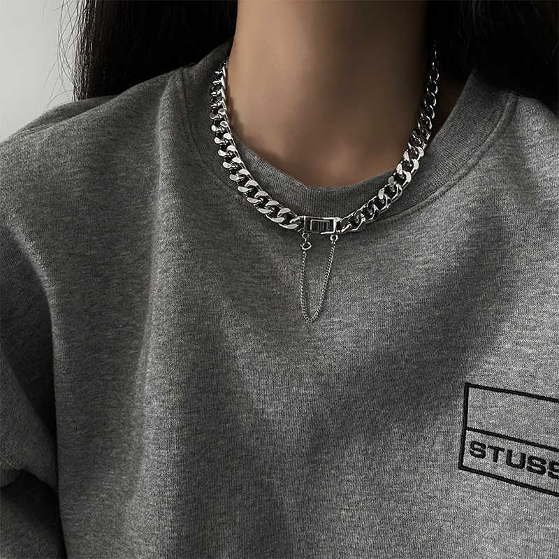 Flashbuy Trendy Gold Silver Color Cuba Chain Necklace Women Men Hip Hop Cuban Minimalist Choker Necklace Hot Jewelry P0809
Flashbuy Trendy Gold Silver Color Cuba Chain Necklace Women Men Hip Hop Cuban Minimalist Choker Necklace Hot Jewelry P0809