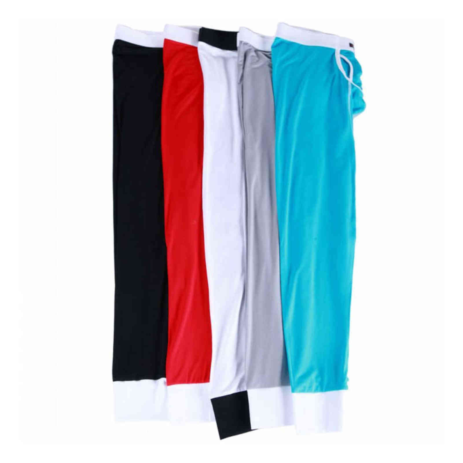 Men's Sexy Bulge Pouch Low Rise Underwear Long Johns Autumn Winter Thermal Leggings Pants Modal Men Trousers Sleepwear 211110wtt
