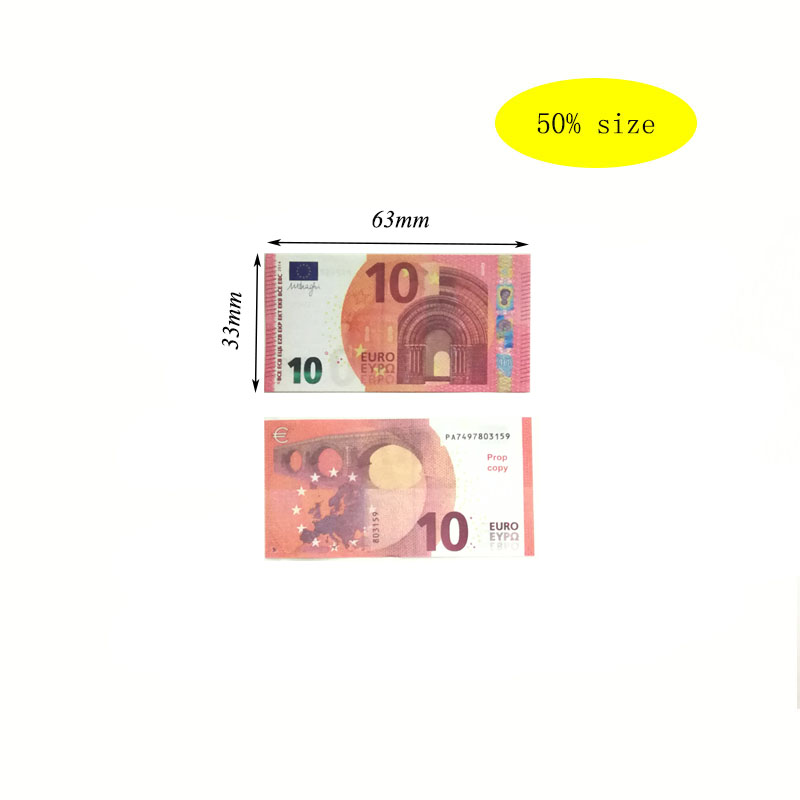 Bar prop faux billet 10 20 50 100 200 500 Euro movie fake money party children's toys adult game 100pcs/pack Faux Euros
Bar prop faux billet 10 20 50 100 200 500 Euro movie fake money party children's toys adult game 100pcs/pack Faux Euros
