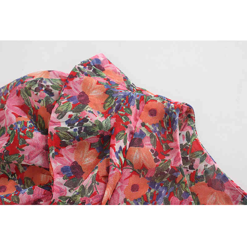 Elegant Ral Chiffon | Long Sleeve Round Neck Slim Fit Hip Women's Summer Dress